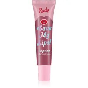 Rude Cosmetics Save My Lips vyživující a hydratační balzám na rty s peptidy odstín Lychee 15 ml
