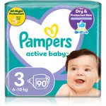 Pampers Active Baby Size 3 jednorázové pleny 6-10 kg 90 ks
