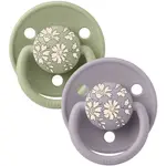 BIBS x Liberty De Lux One Size dudlík Fossil Grey / Sage 2 ks