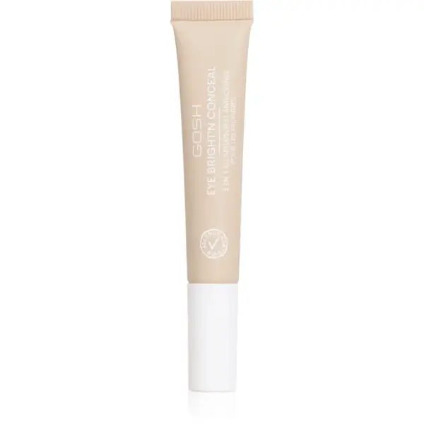 Gosh Bright'n Conceal rozjasňující korektor proti kruhům pod očima odstín Adjusting Skin 12 ml