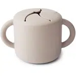 Mushie Baby Snack Cup hrnek na svačinku Ivory 1 ks