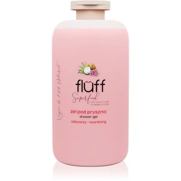 Fluff Superfood sprchový gel Coconut Water & Raspberry 500 ml