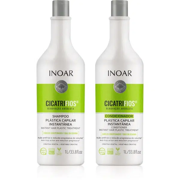 INOAR CicatriFios sada pro poškozené a křehké vlasy 2x1000 ml