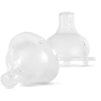 Baboo Liquid Silicone Teat Thick Liquids savička na láhev 6m+ 2 ks