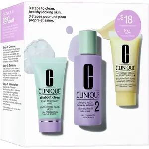 Clinique 3 Steps Skin Care Kit Skin Type 2 dárková sada pro dokonalé vyčištění pleti