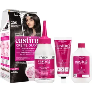 L’Oréal Paris Casting Creme Gloss barva na vlasy odstín 200 Ebony Black 1 ks