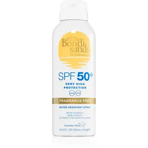 Bondi Sands SPF 50+ Fragrance Free ochranný sprej na opalování SPF 50+ 160 g