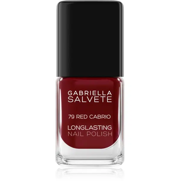 Gabriella Salvete Longlasting Enamel dlouhotrvající lak na nehty s vysokým leskem odstín 79 Red Cabrio 11 ml