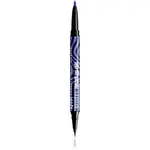 NYX Professional Makeup Beetlejuice Pinstripe Duo Liner oční linky 2 v 1 odstín 02 Purple Chrome 0,5 ml