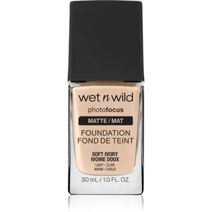 Wet n Wild PhotoFocus matující fluidní make-up odstín Soft Ivory 30 ml