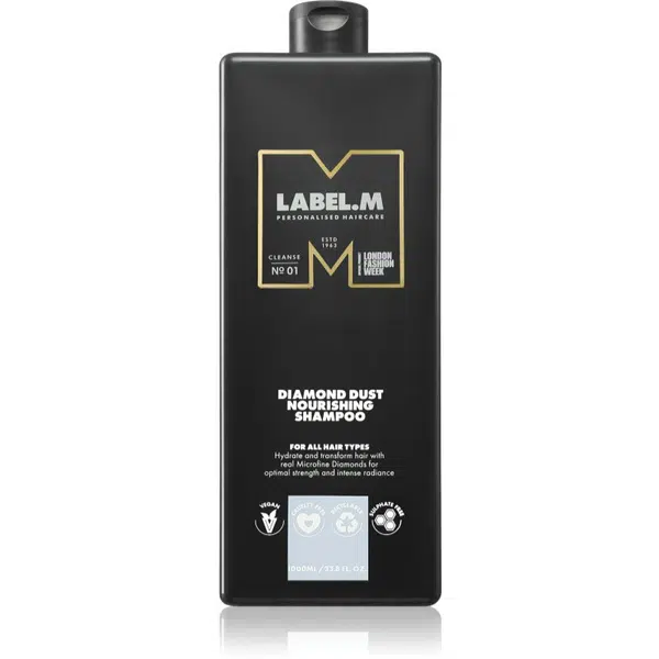 label.m Diamond Dust Nourishing Shampoo vyživující šampon pro všechny typy vlasů 1000 ml