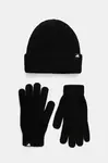 Čepice a rukavice adidas Glove Beanie černá barva, JN9443