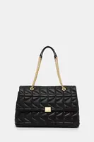 Kožená kabelka Karl Lagerfeld černá barva, A1W30189