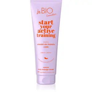beBIO Start Your Active Training regenerační masážní olej 250 ml