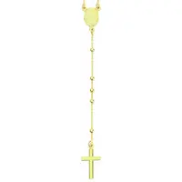 Amen Nadčasový pozlacený náhrdelník růženec Rosary CRO25G