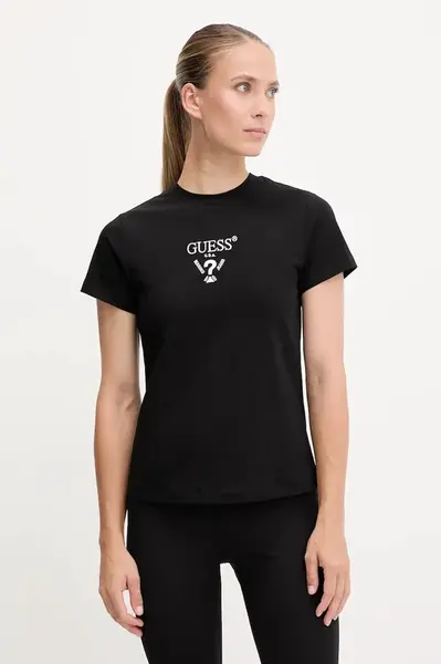 Tričko Guess COLETTE dámské, růžová barva, V4YI21 KCDH1