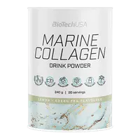 BioTech USA Marine Collagen 240 - citron, zelený čaj