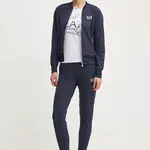 Sportovní tepláková souprava EA7 Emporio Armani tmavomodrá barva, TJFQZ.8NTV60