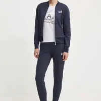 Sportovní tepláková souprava EA7 Emporio Armani tmavomodrá barva, TJFQZ.8NTV60