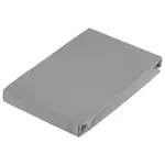 Dieter Knoll ELASTICKÉ PROSTĚRADLO, žerzej, šedá, 100/220 cm