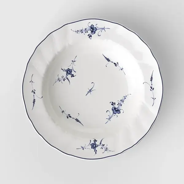 Hluboký talíř Villeroy & Boch Old Luxembourg 23 cm bílá barva