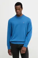 Bavlněný svetr Calvin Klein Jeans pánský, modrá barva, LV04RC309G