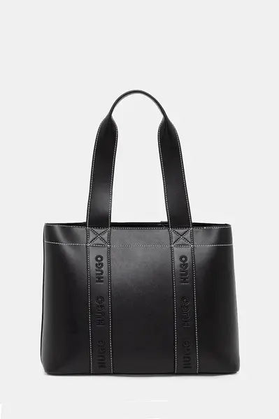 Kabelka HUGO Becky UP_Tote SM černá barva, 50547491