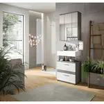 MID.YOU KOUPELNA vysoce lesklá bílá