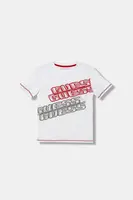 Dětské tričko Guess bílá barva, s potiskem, L5YI01 K8HM4