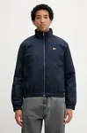 Bunda Tommy Jeans tmavomodrá barva, přechodná, DM0DM21936