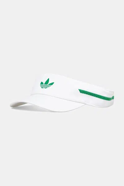 Kšilt adidas Originals Visor Clima OG bílá barva, JX8838