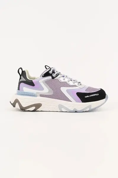 Tenisky Karl Lagerfeld BLAZE pánské, fialová barva, KL62415
