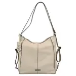 Dámska kožená batôžko kabelka Burkely Ghira - béžová