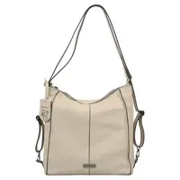 Dámska kožená batôžko kabelka Burkely Ghira - béžová