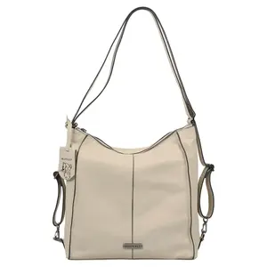 Dámska kožená batôžko kabelka Burkely Ghira - béžová