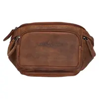 Pánska kožená ľadvinka Greenwood Terras - koňak