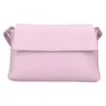 Dámska kožená crossbody kabelka Italia Darina - svetlo fialová