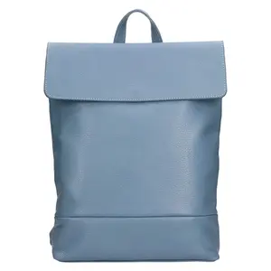 Dámsky kožený batoh Italia Jenny - modrá