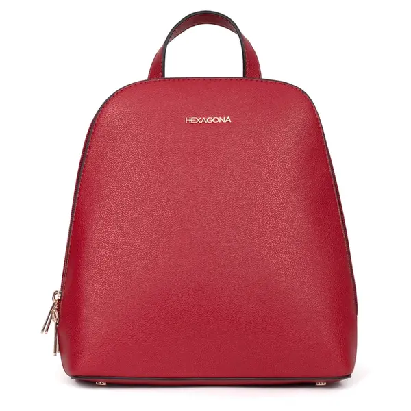 Elegantný dámsky batoh Hexagon Viviana - červená