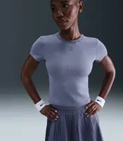 NikeCourt Advantage Womens Dri-FIT Short-Sleeve Tennis Top S