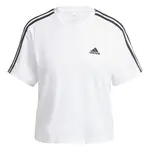 adidas Essentials 3-Stripes Single Jersey Crop Top L