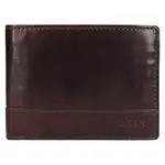 Pánska kožená peňaženka Lagen Lorenc - hnedá