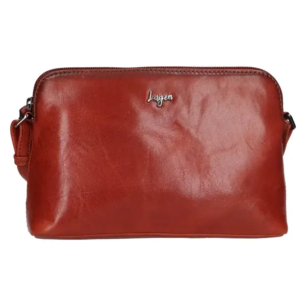 Dámská crossbody kabelka Lagen Jitke - koňak