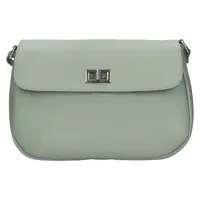 Dámská kožená crossbody kabelka Italia Arabela - zelená