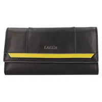 Dámská kožená peněženka Lagen Vibeke - černá