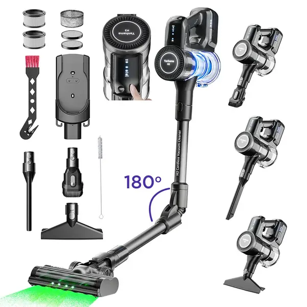 Yanhama H3 Cordless Vacuum Cleaner Black