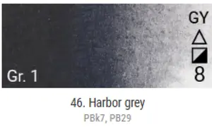 Akvarelové barvy Grand Godet – 46 Harbour Grey