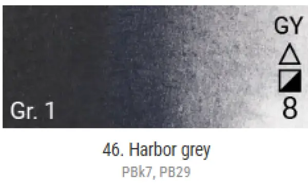 Akvarelové barvy Grand Godet – 46 Harbour Grey