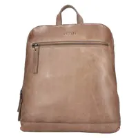Dámsky kožený batoh Mustang Agáta – tmavobéžová