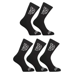 Styx 5PACK ponožky vysoké černé (5HV960) XL